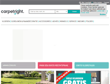 Tablet Screenshot of carpetright.be